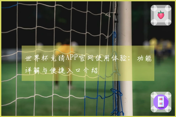 世界杯竞猜APP官网使用体验：功能详解与便捷入口介绍